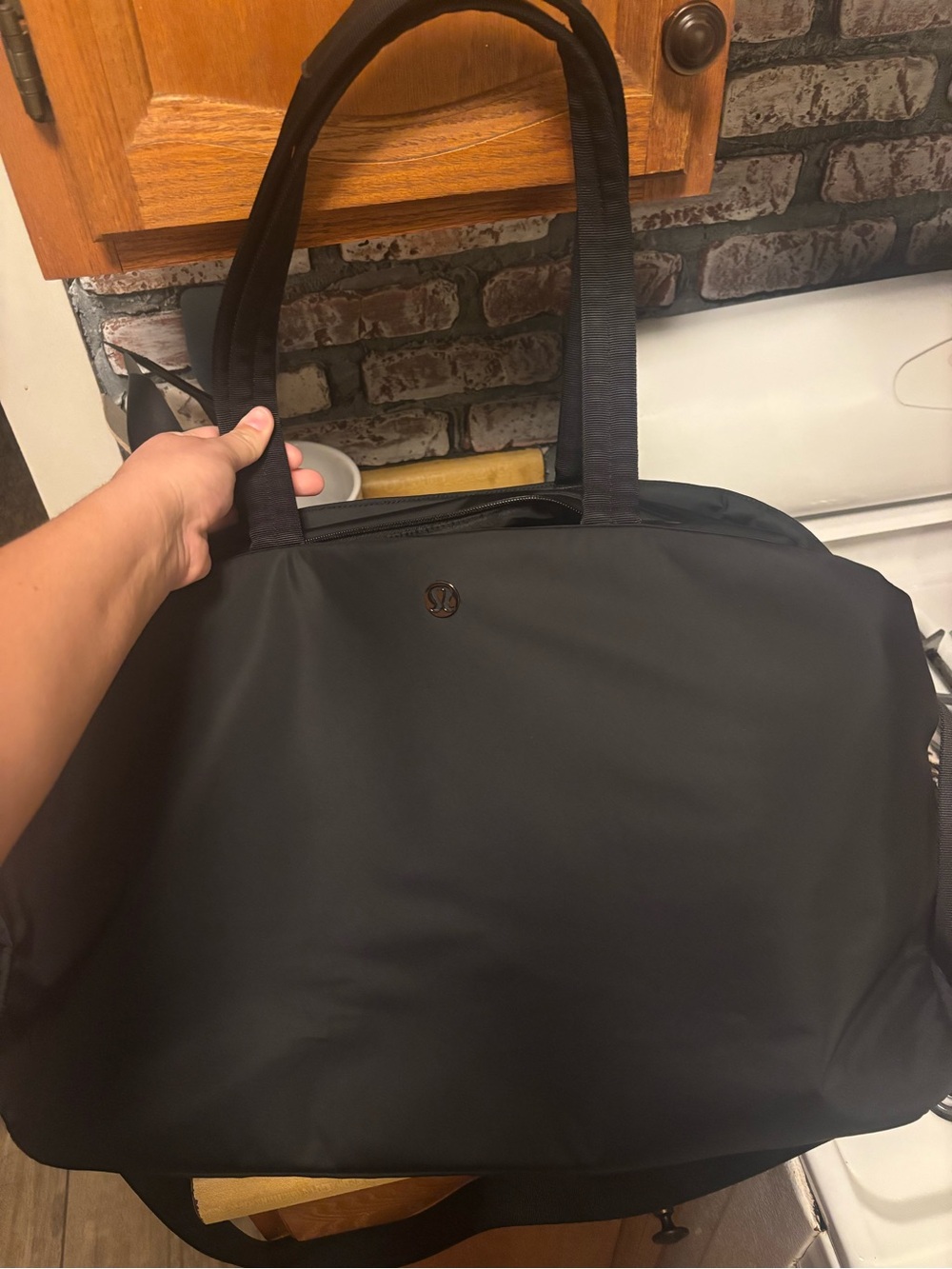 lululemon Black Travel Tote